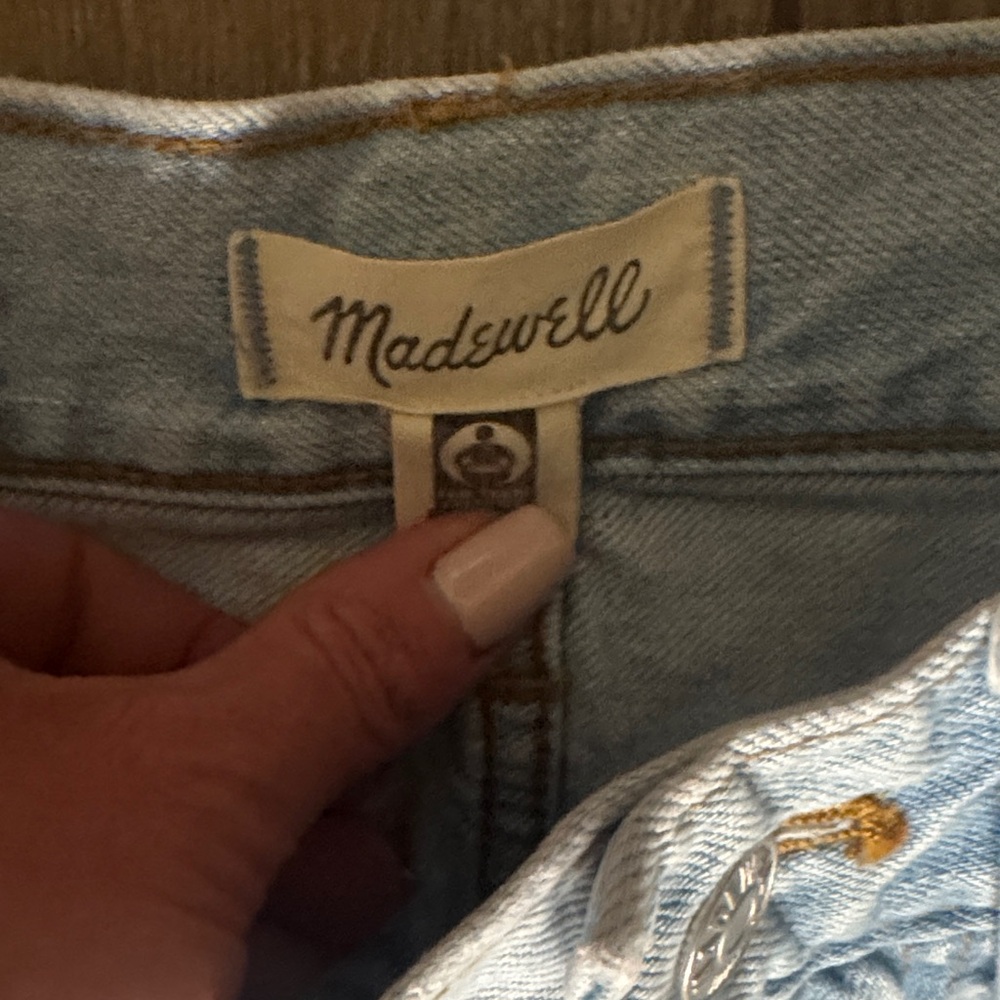 Madewell Sky Blue Denim Jeans - Picture 2 of 4